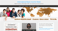 Desktop Screenshot of basicincomeweek.org