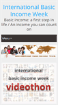 Mobile Screenshot of basicincomeweek.org